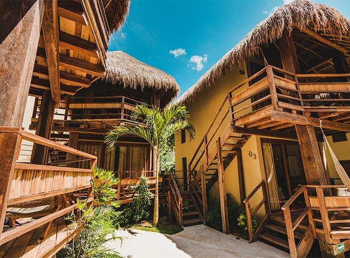 Hotel Carolina Bacalar Exterior photo
