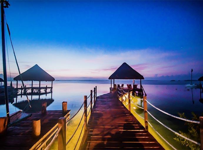 Hotel Carolina Bacalar Exterior photo