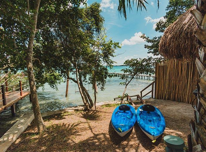 Hotel Carolina Bacalar Exterior photo